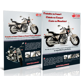 FYM Motorcycle Promotional Materials